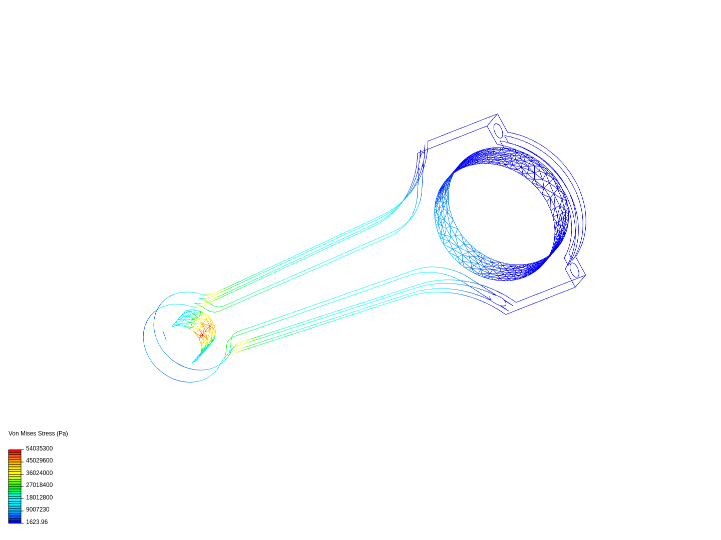 Tutorial 1: Connecting rod stress analysis image