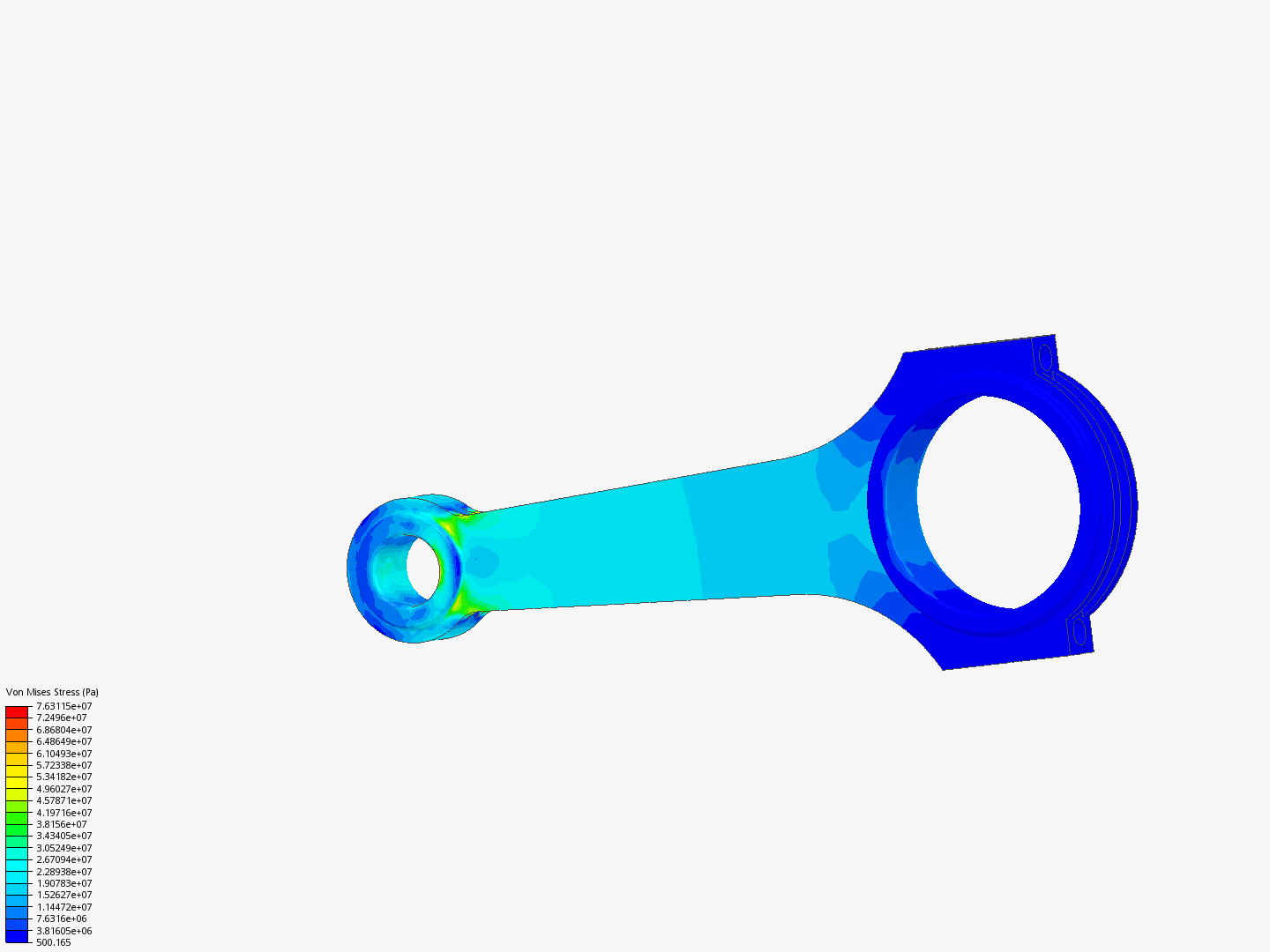 Tutorial 1: Connecting rod stress analysis image