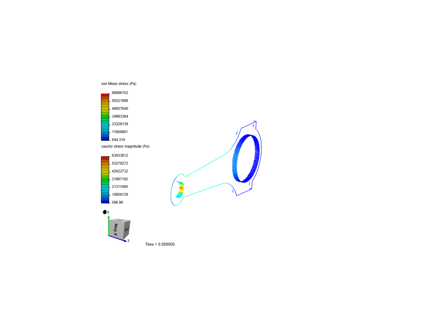 Tutorial 1: Connecting rod stress analysis image