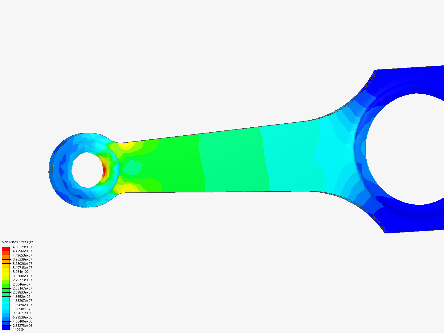 Tutorial 1: Connecting rod stress analysis image