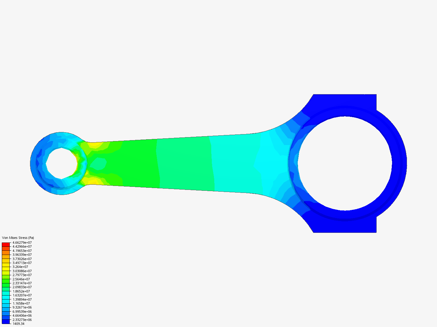 Tutorial 1: Connecting rod stress analysis image