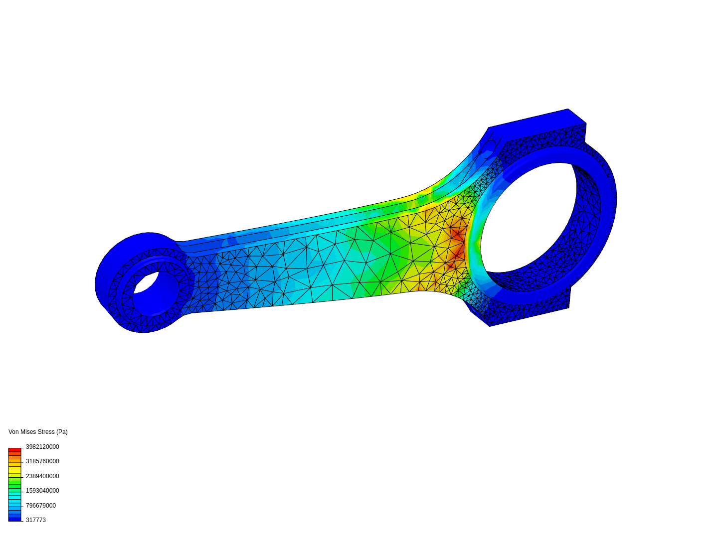 Tutorial 1: Connecting rod stress analysis image