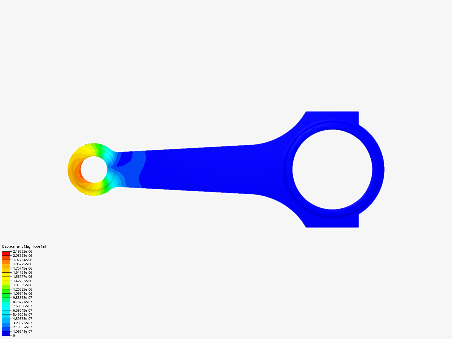 Tutorial 1: Connecting rod stress analysis image