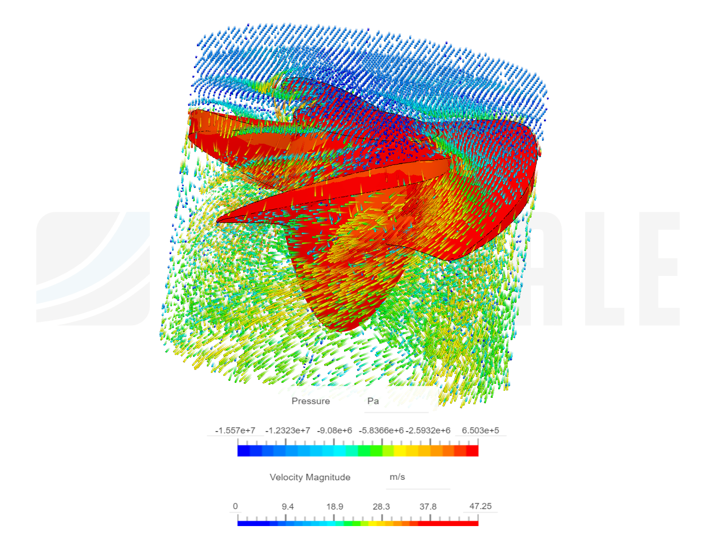 SIMULACION DE TURBINA ASPAS DIFERENTES image