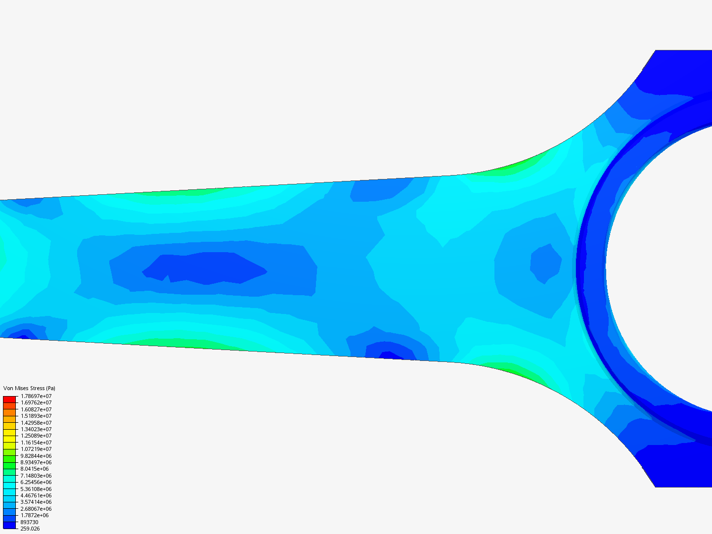 Tutorial 1: Connecting rod stress analysis image