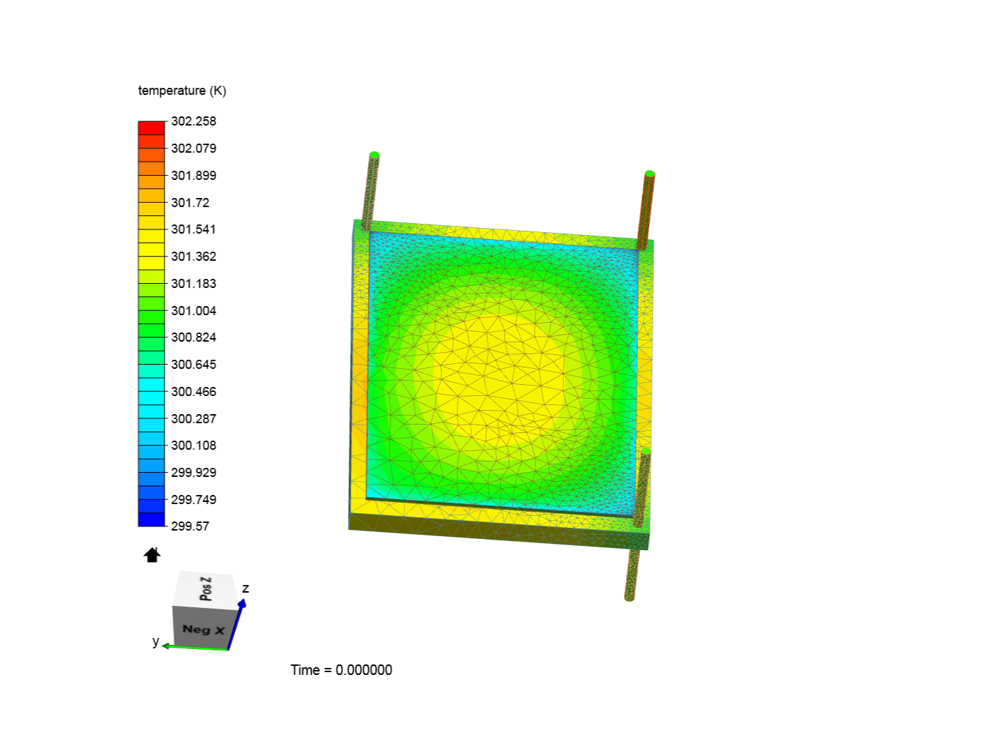 Heat transfer in alu plate image