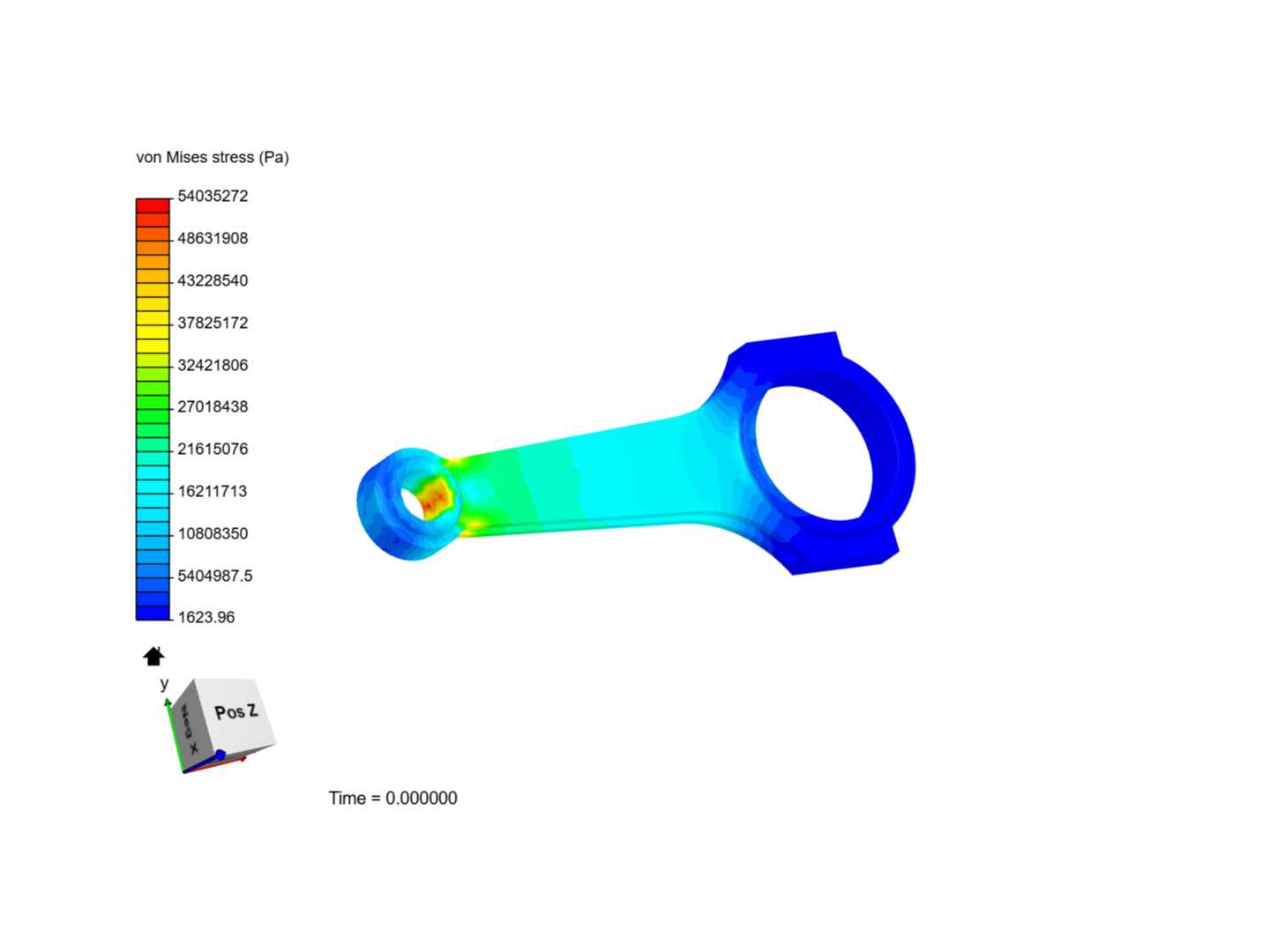 Tutorial 1: Connecting rod stress analysis image