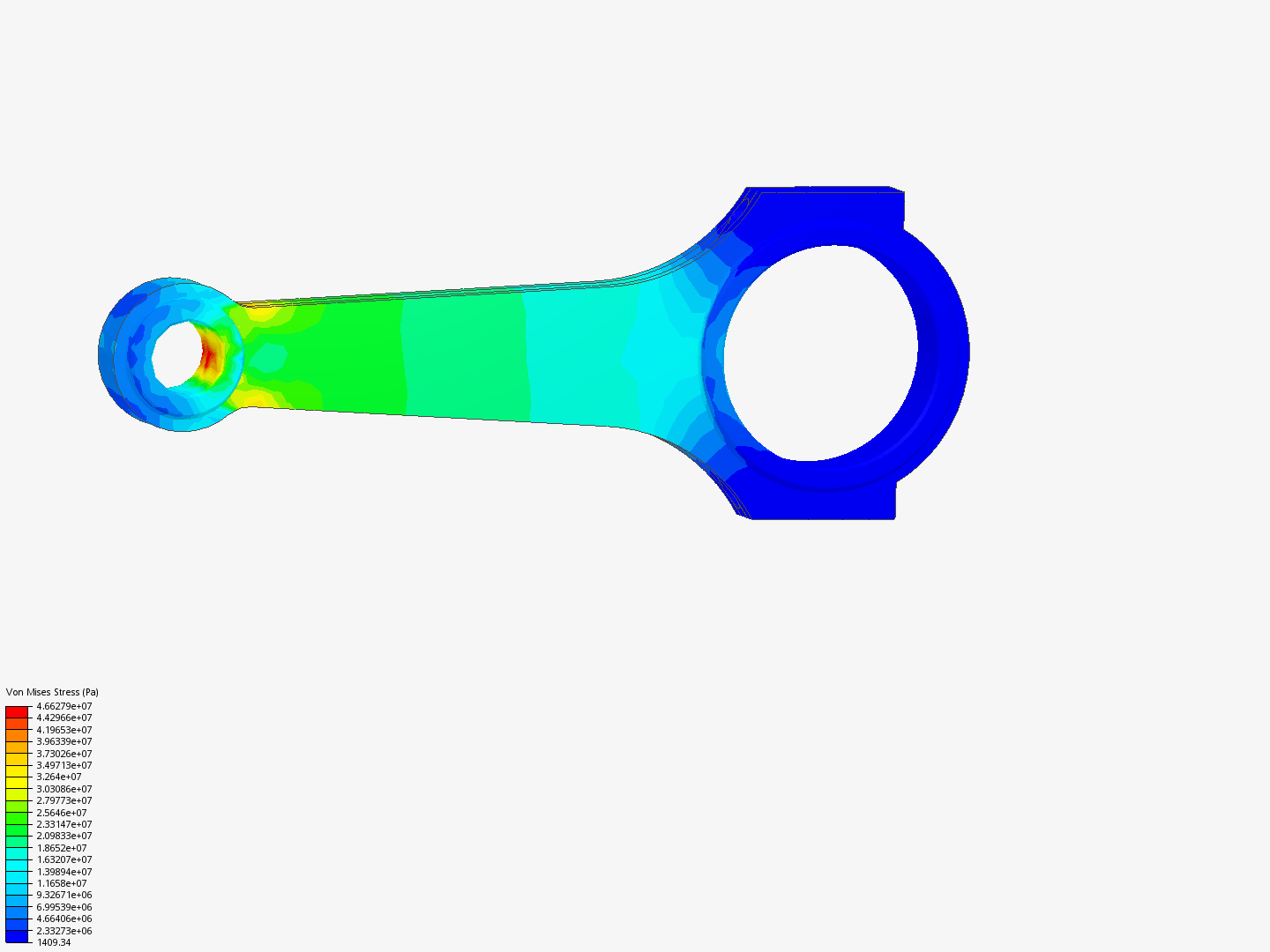 Tutorial 1: Connecting rod stress analysis image