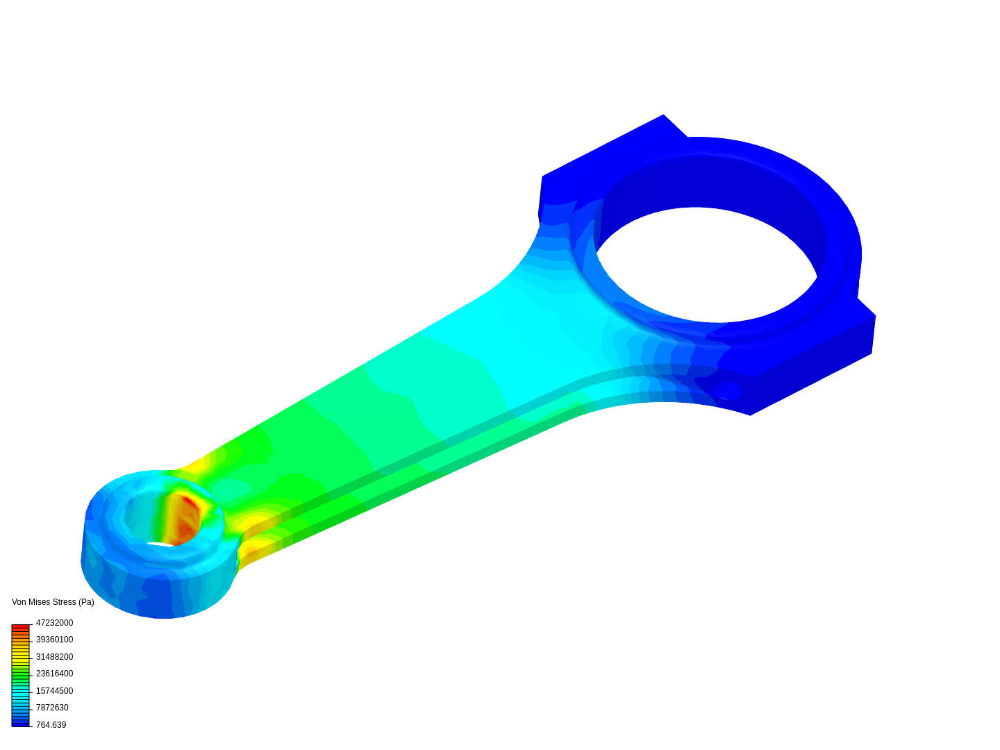 Tutorial 1: Connecting rod stress analysis image