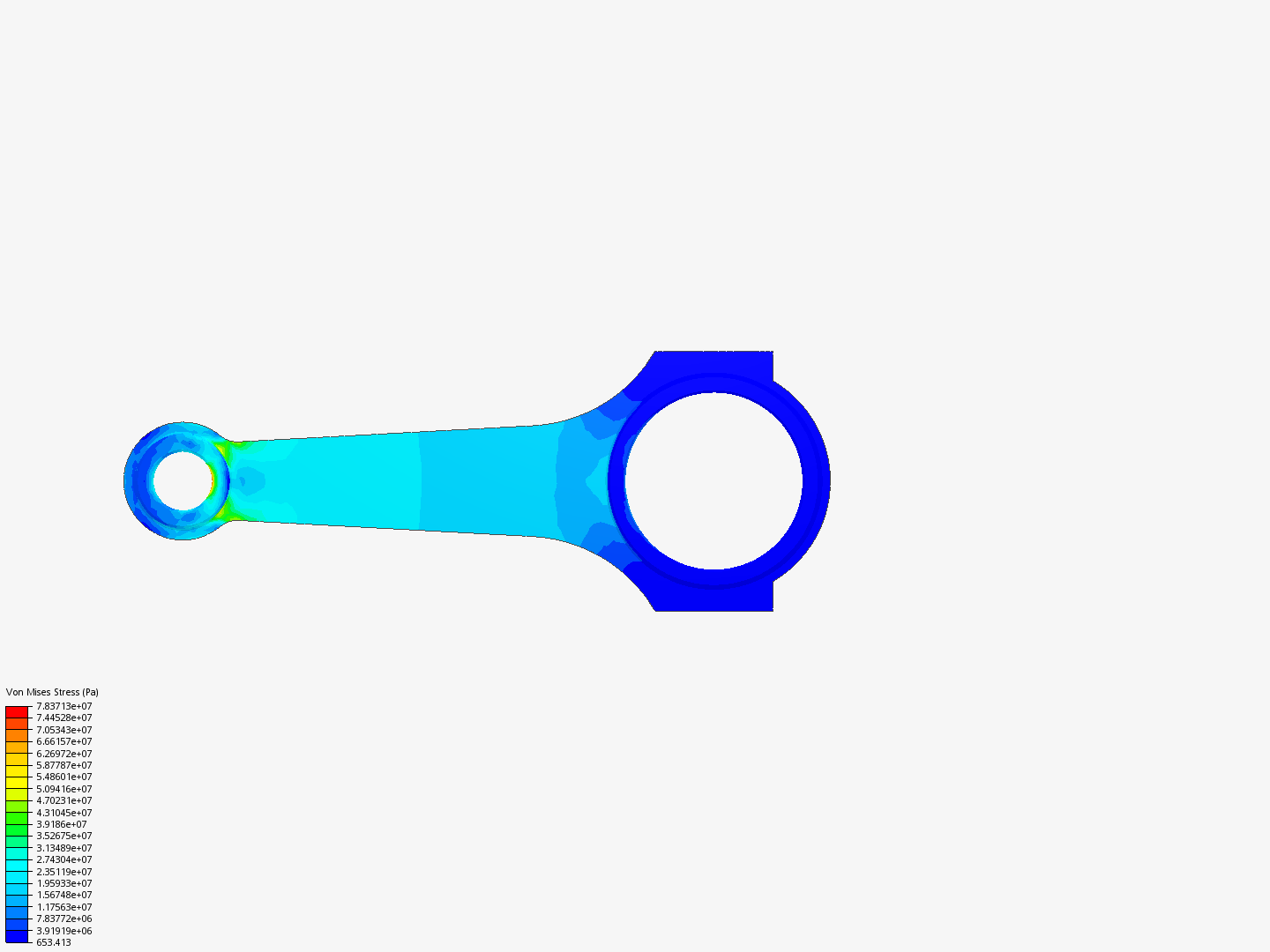 Tutorial 1: Connecting rod stress analysis image