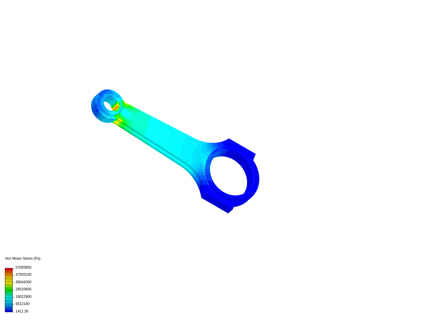 Tutorial 1: Connecting rod stress analysis image