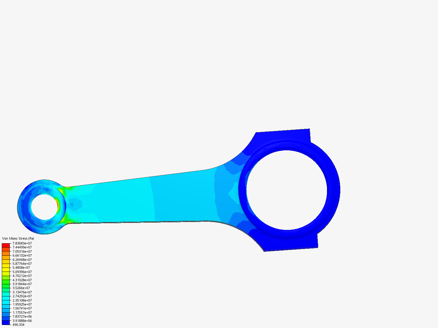 Tutorial 1: Connecting rod stress analysis image