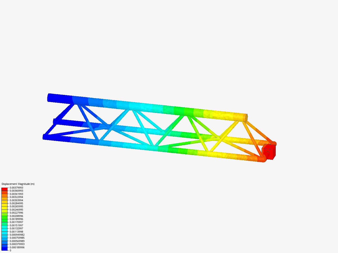 Tutorial - Linear static analysis of a crane image