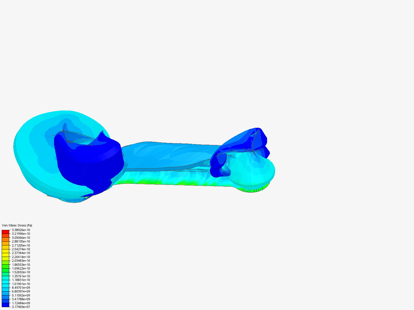 Tutorial 1: Connecting rod stress analysis image