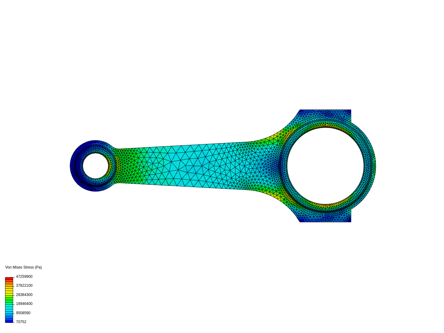 Tutorial 1: Connecting rod stress analysis image