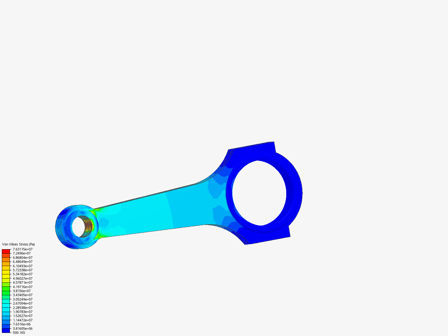 Tutorial 1: Connecting rod stress analysis image