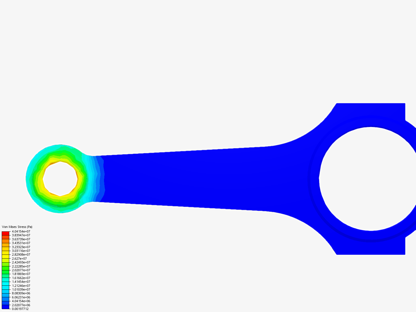 Tutorial 1: Connecting rod stress analysis image