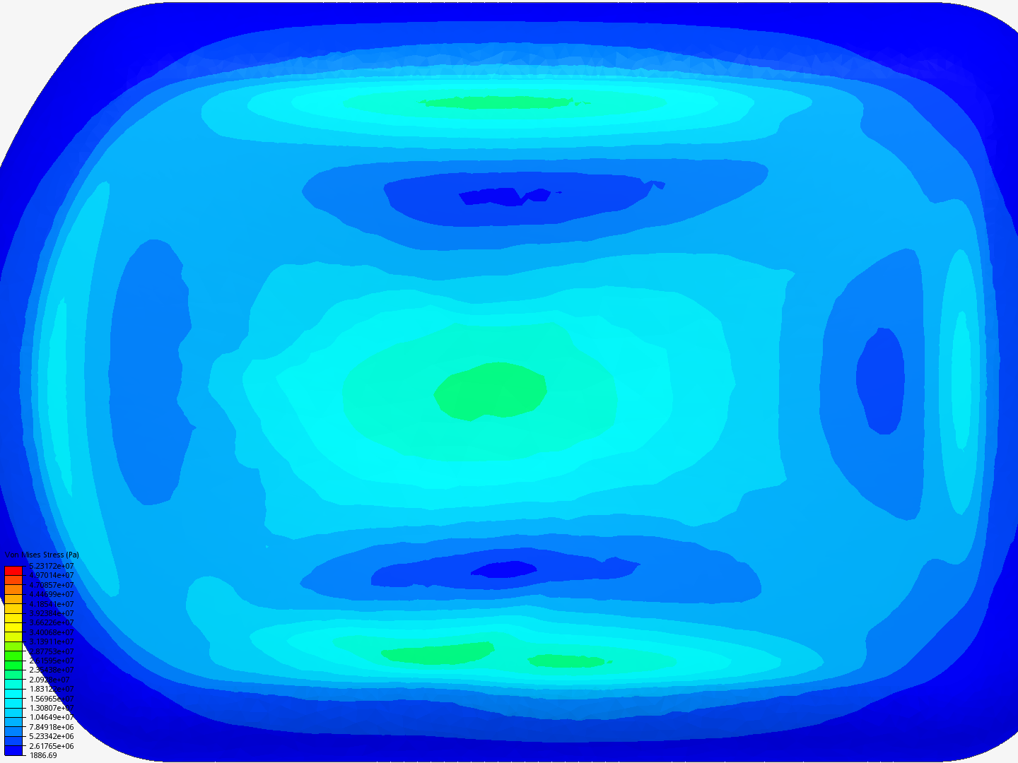 Simple pressure deformation image