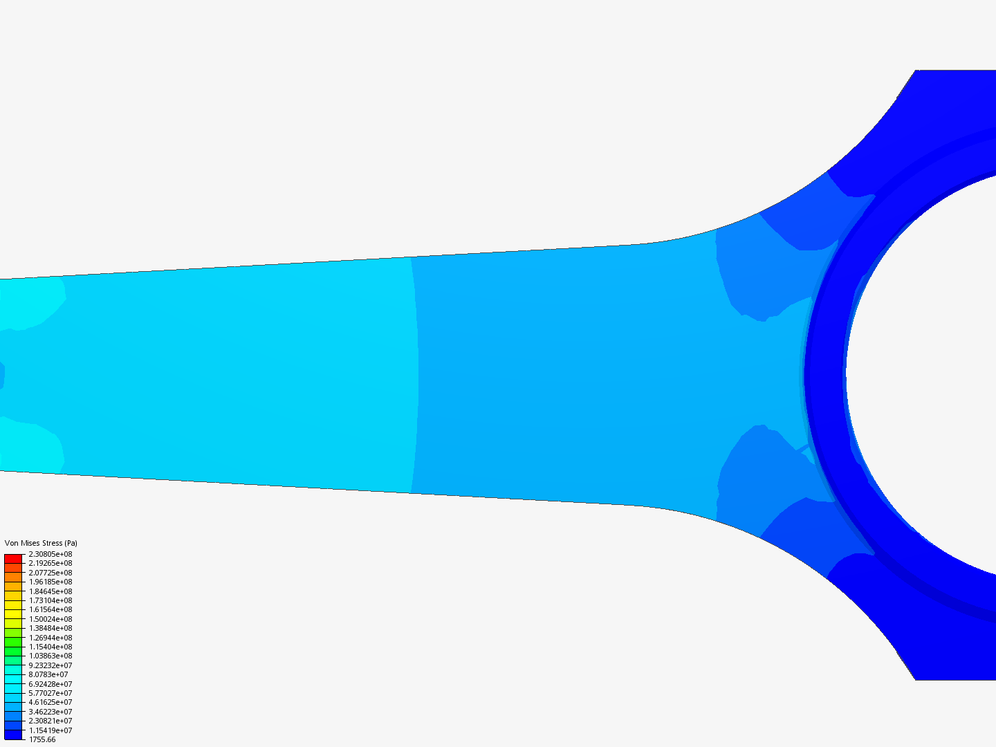 Tutorial 1: Connecting rod stress analysis image