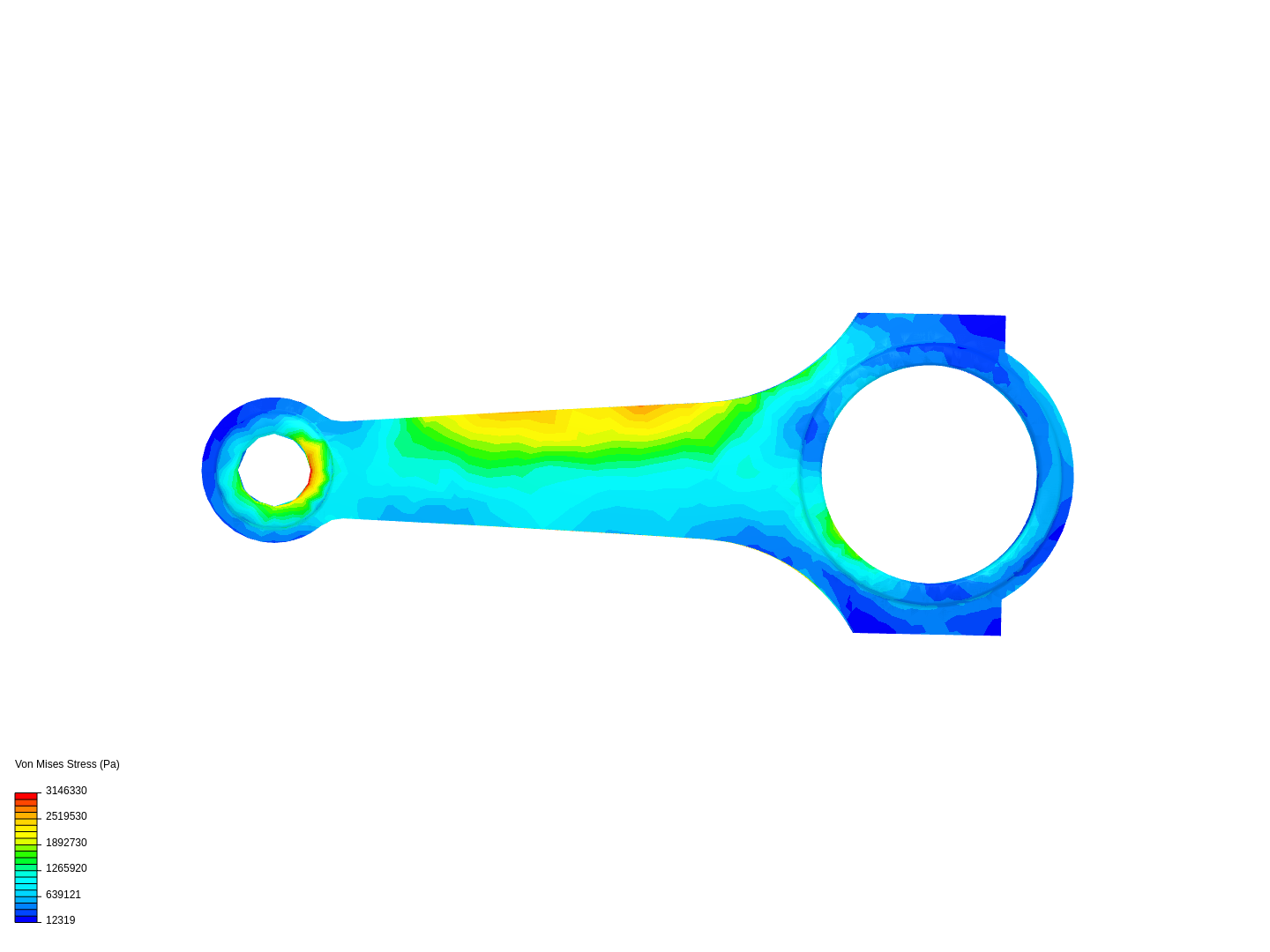 Tutorial 1: Connecting rod stress analysis image