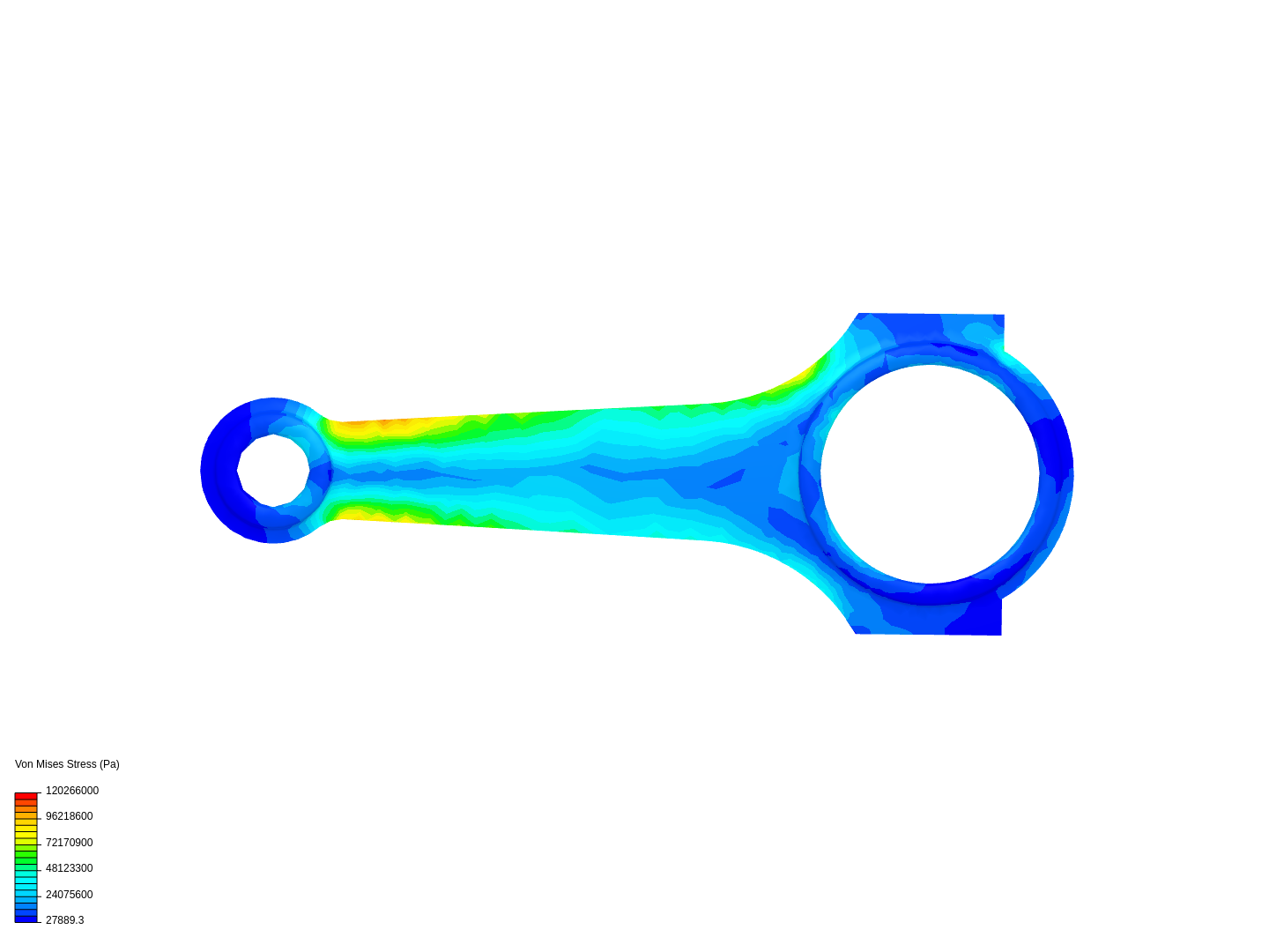 Tutorial 1: Connecting rod stress analysis image