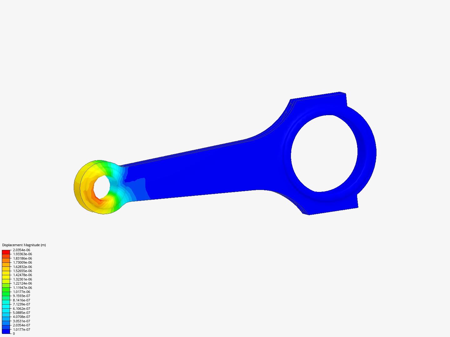 Tutorial 1: Connecting rod stress analysis image