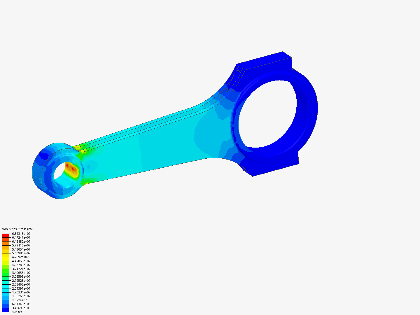 Tutorial 1: Connecting rod stress analysis image