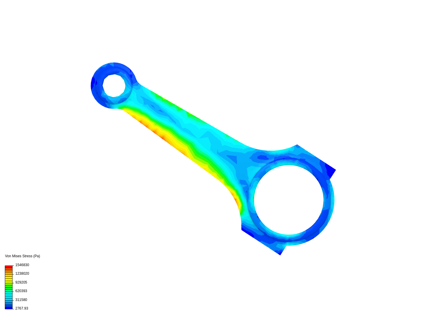 Tutorial 1: Connecting rod stress analysis image