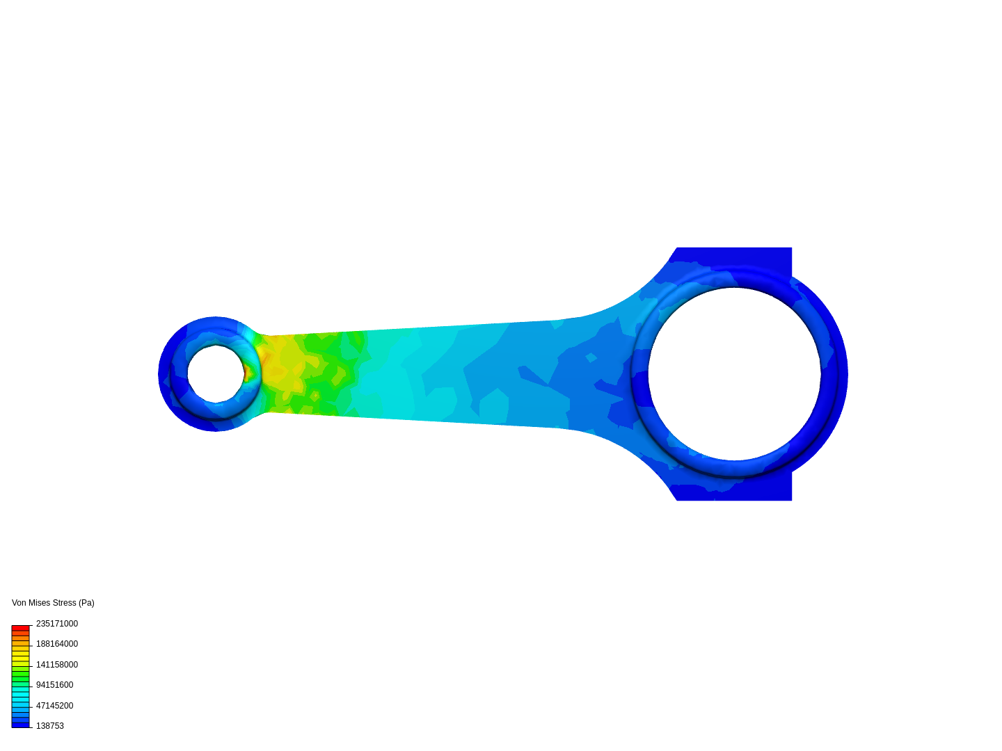 Tutorial 1: Connecting rod stress analysis image