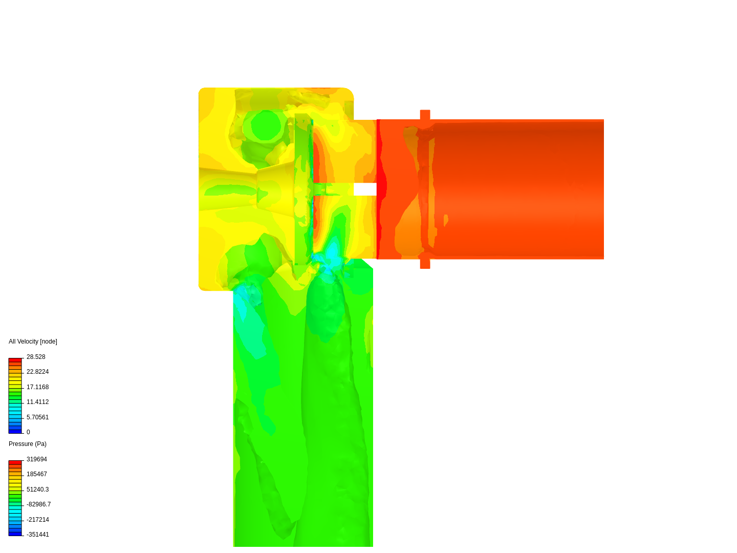 Tutorial: Fluid Flow Through a Valve image