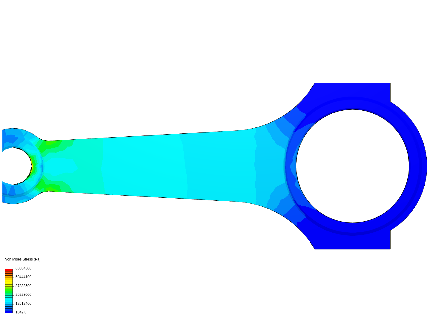 Tutorial 1: Connecting rod stress analysis image