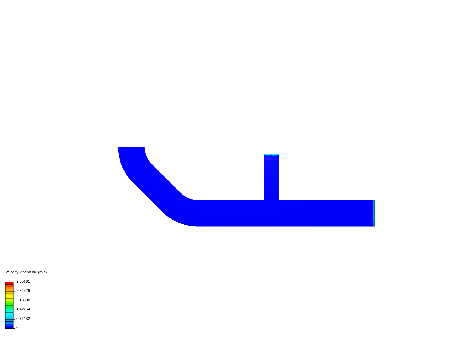 Pipe junction flow image