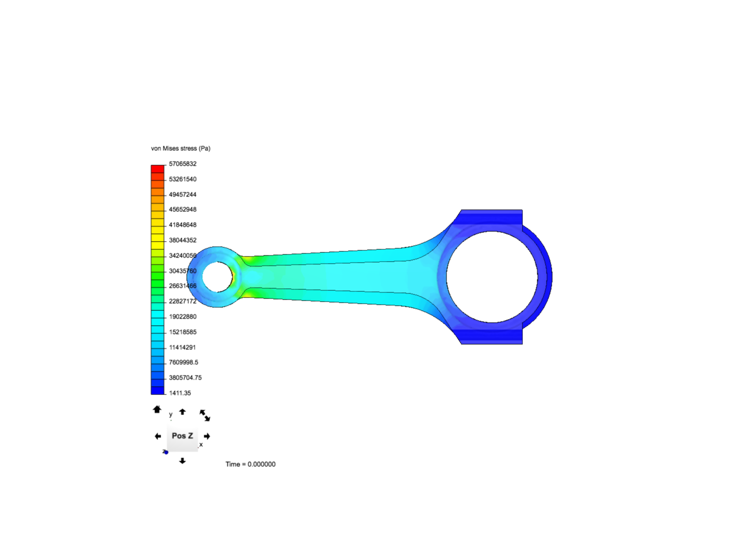 Tutorial 1: Connecting rod stress analysis image