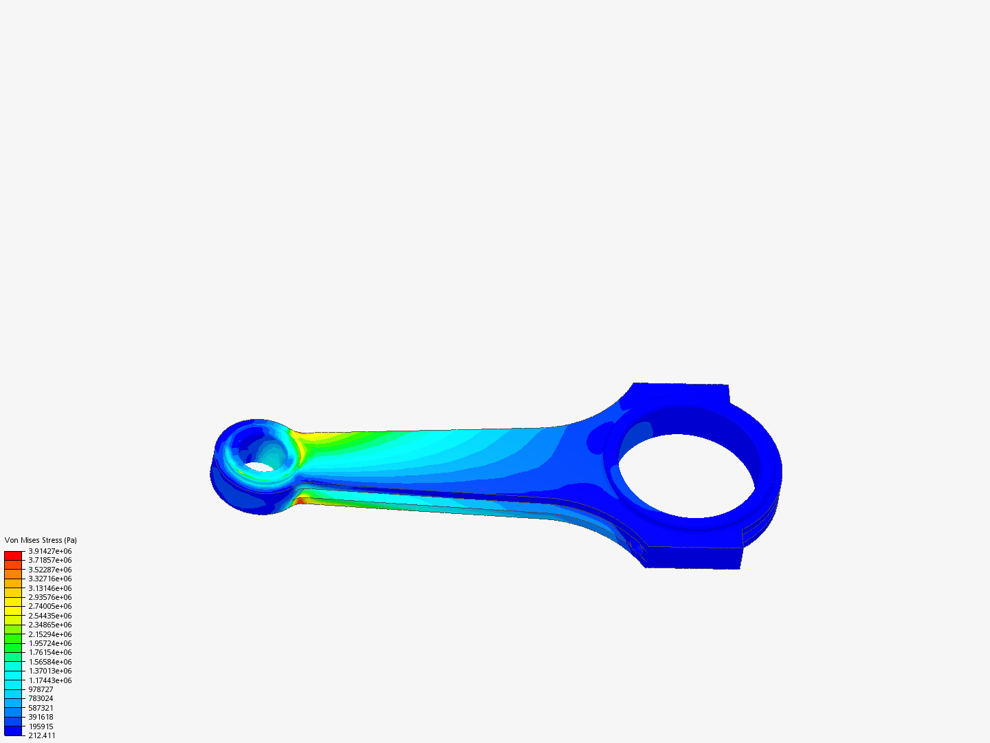 Tutorial 1: Connecting rod stress analysis image