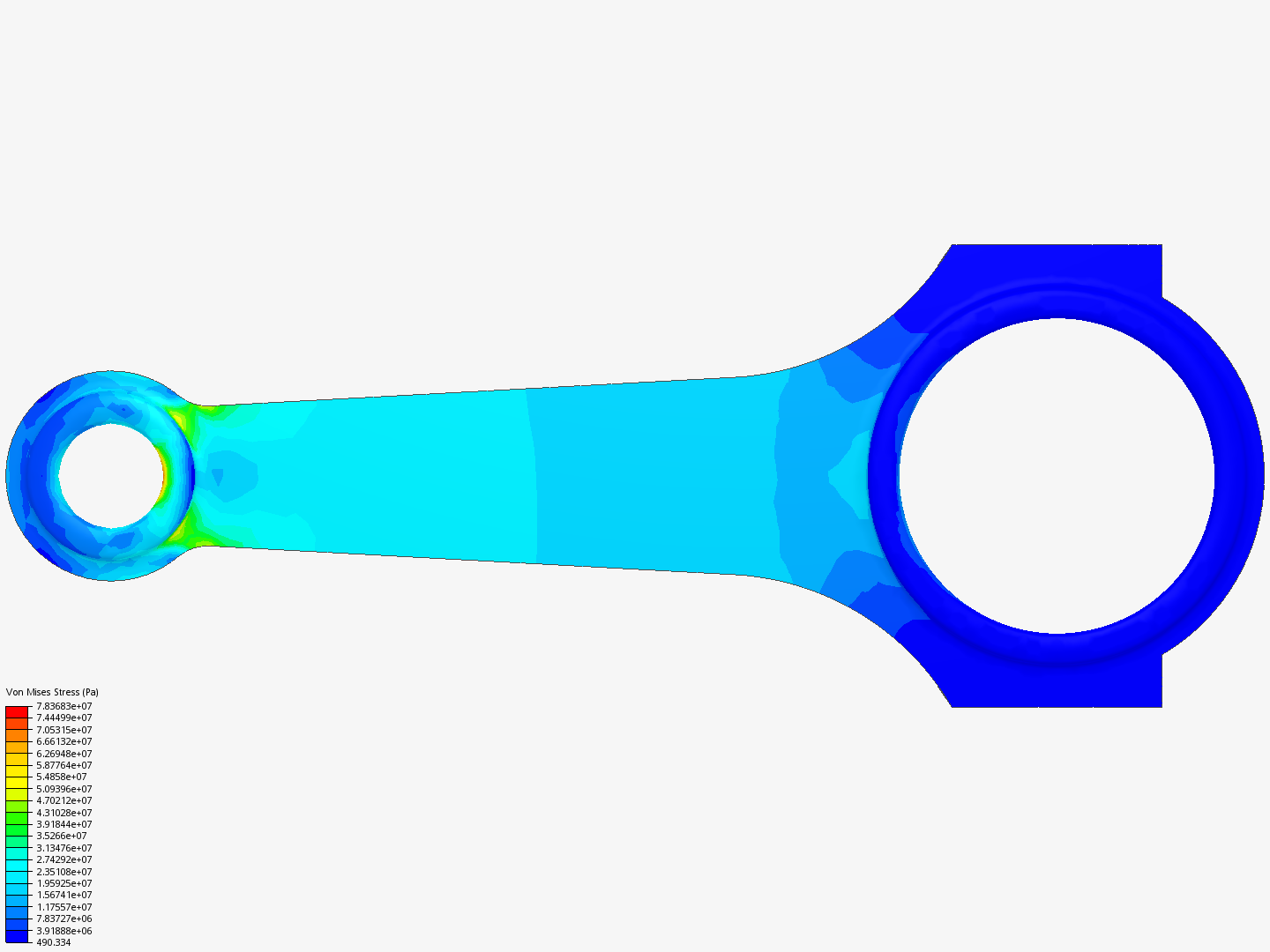 Tutorial 1: Connecting rod stress analysis image