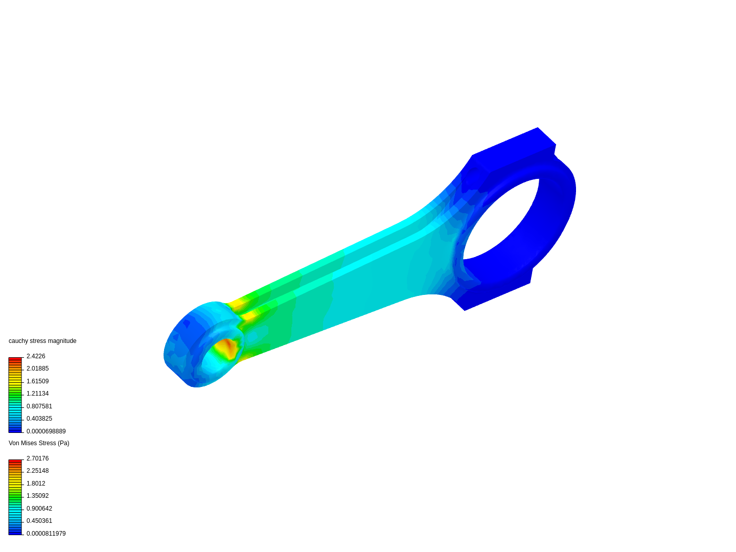 Tutorial 1: Connecting rod stress analysis image