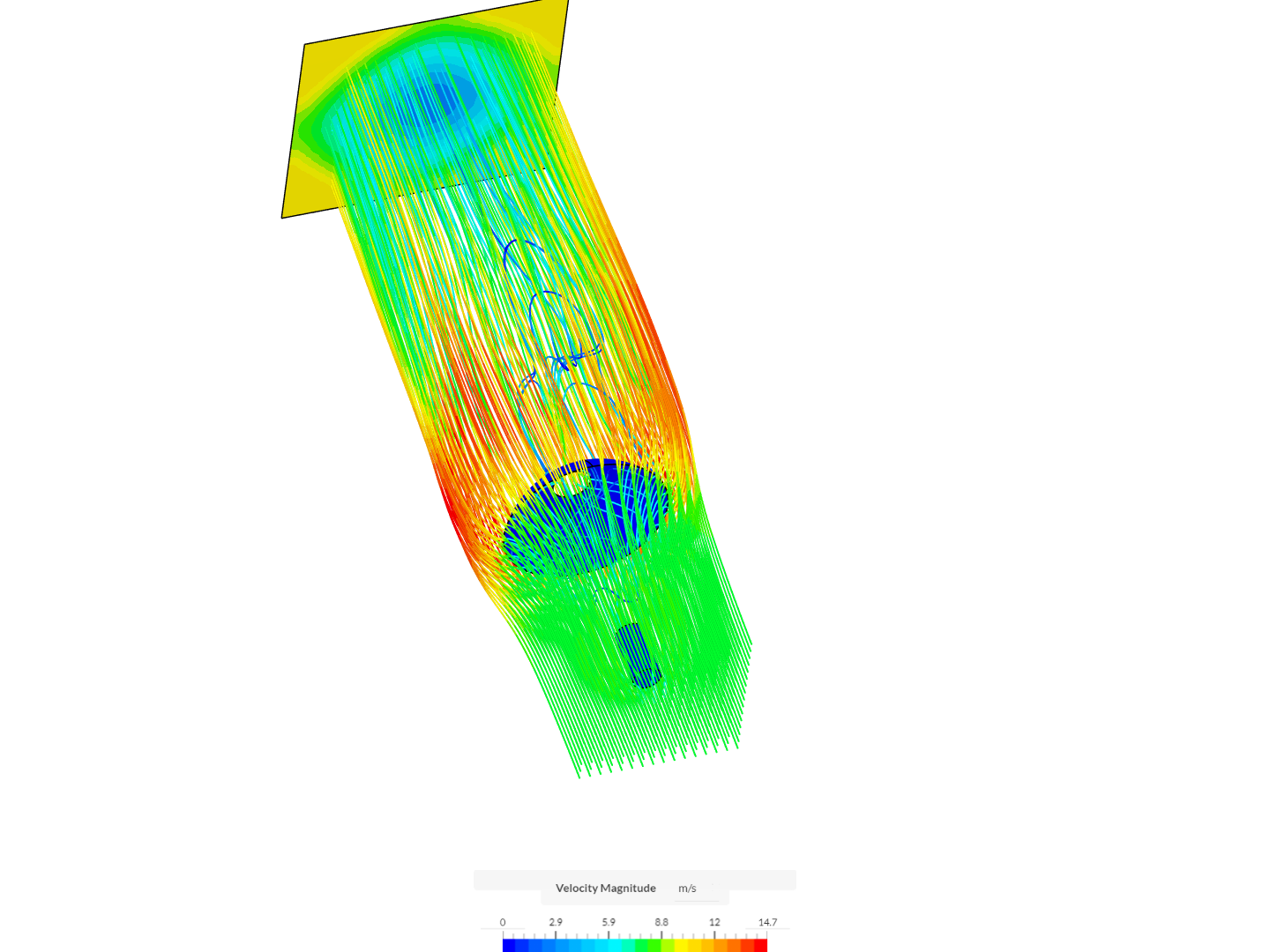 Parachute CFD image