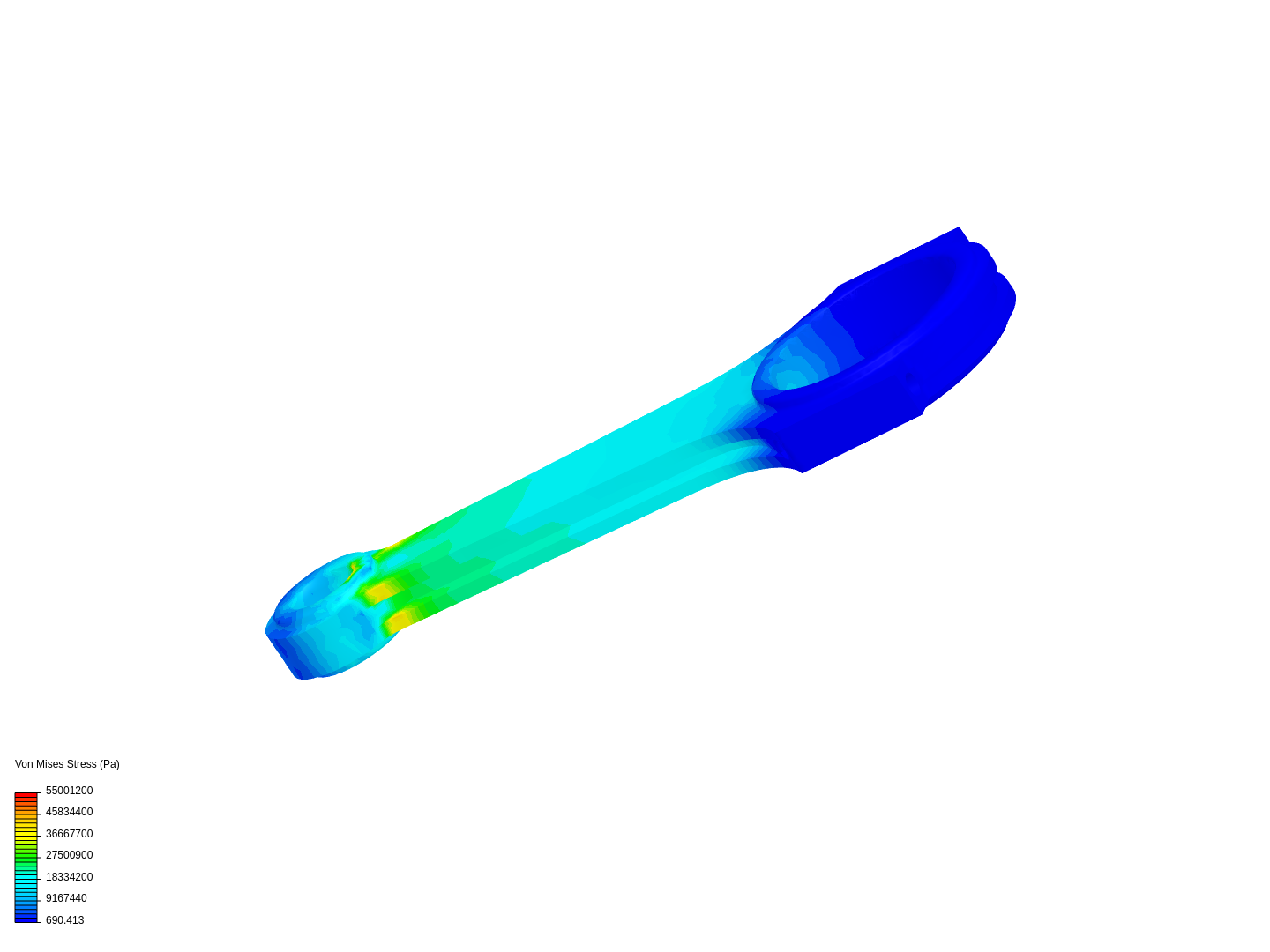 Tutorial 1: Connecting rod stress analysis image