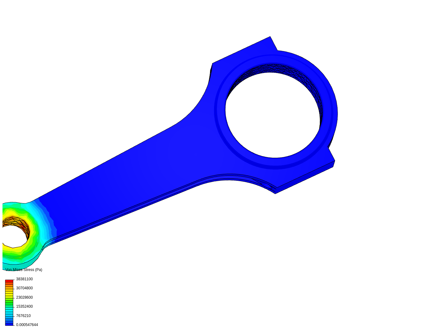 Tutorial 1: Connecting rod stress analysis image