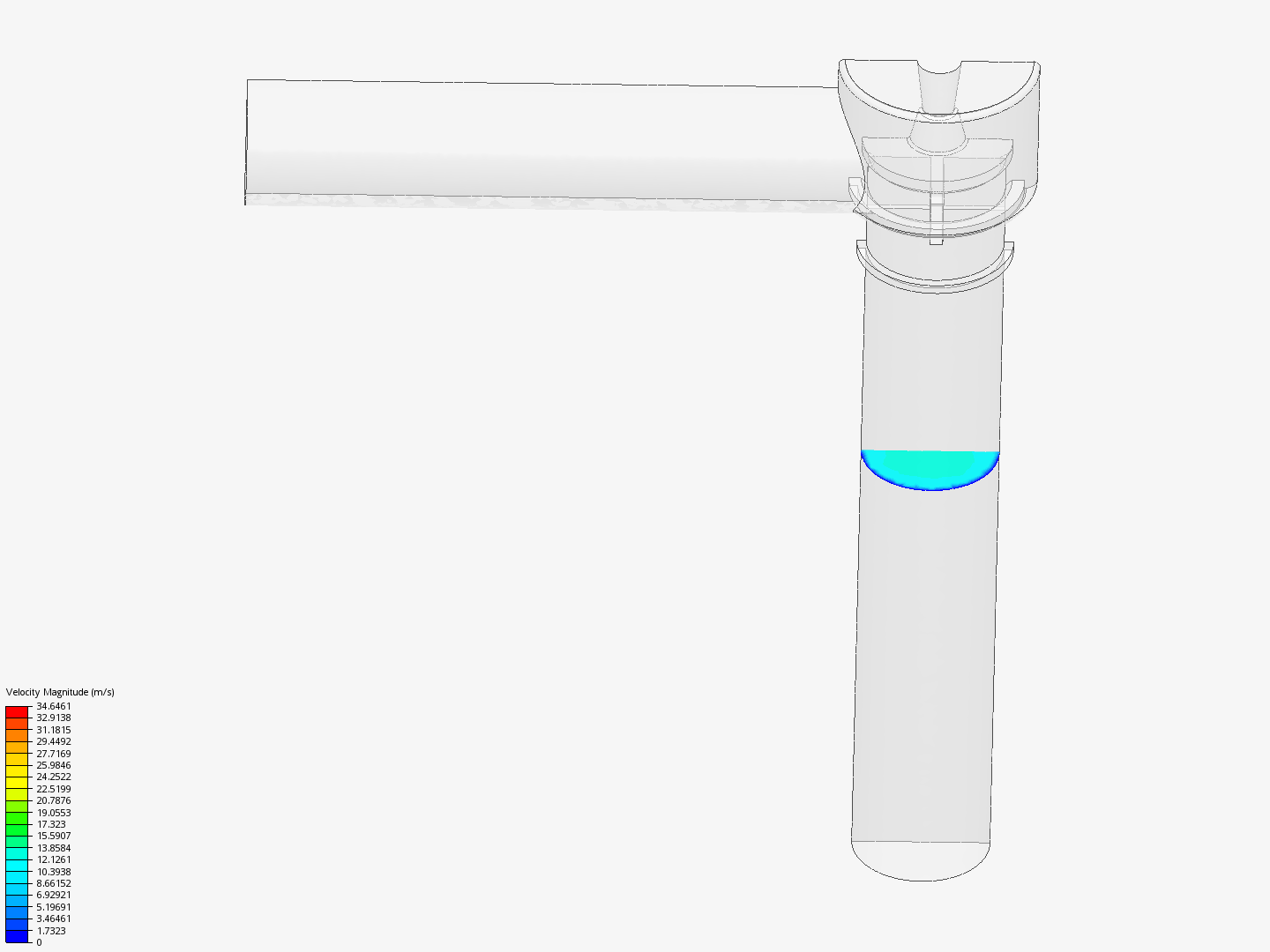 Tutorial: Fluid Flow Through a Valve image