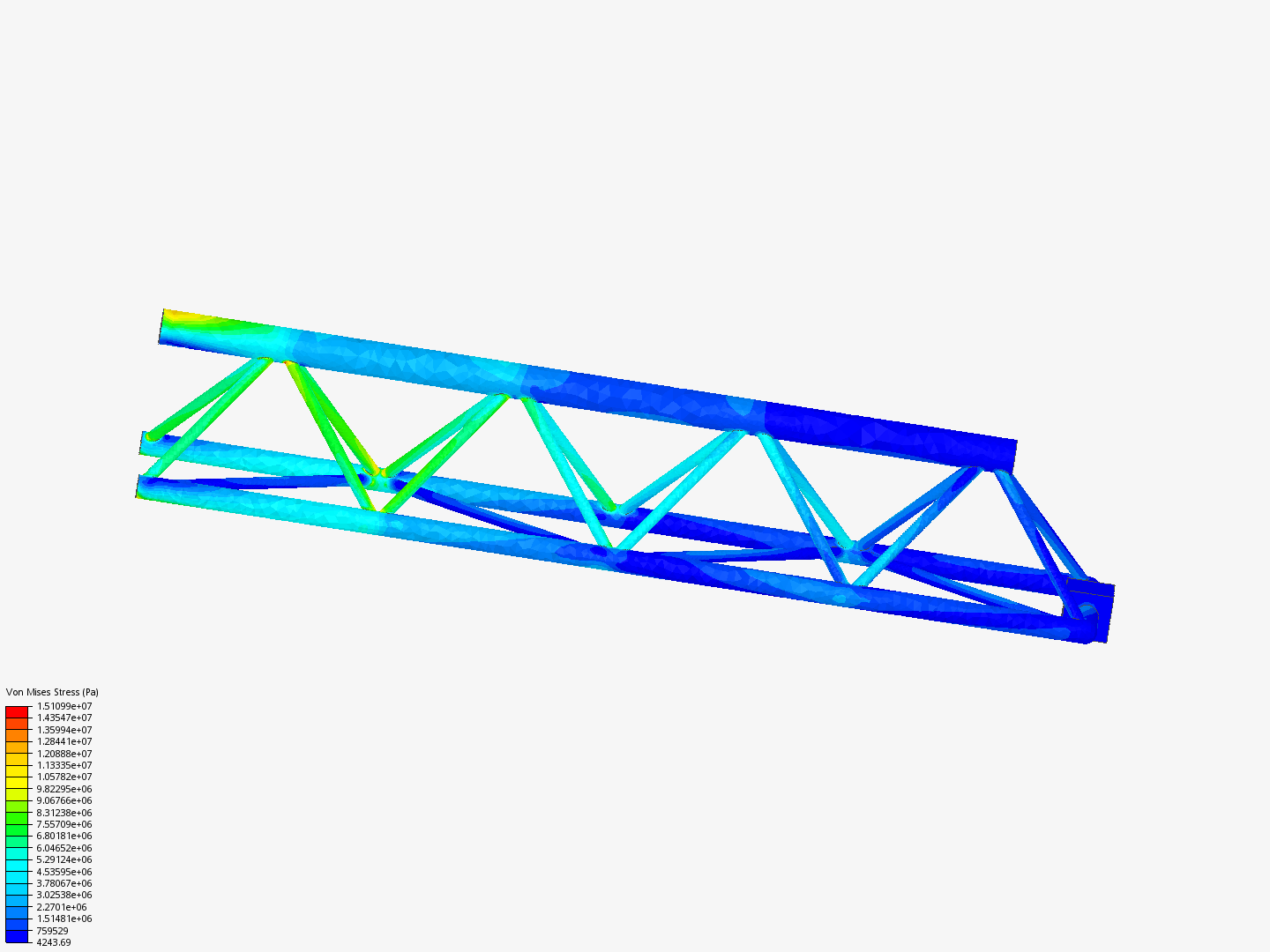 Tutorial - Linear static analysis of a crane image