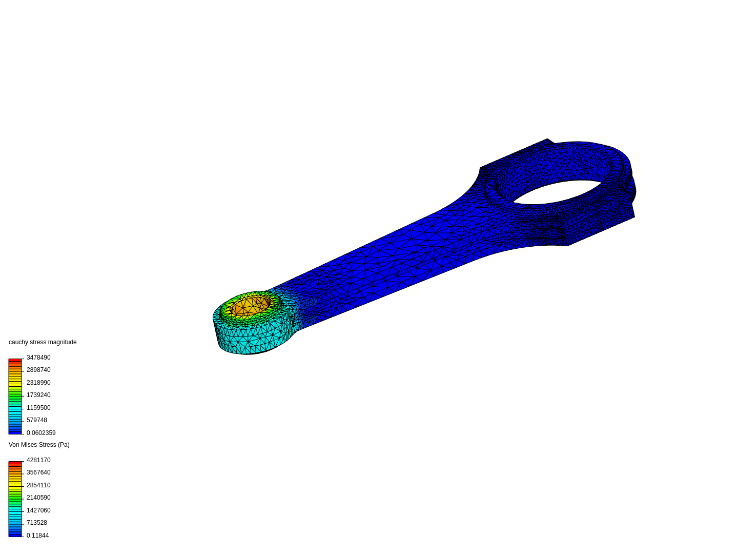 Tutorial 1: Connecting rod stress analysis image