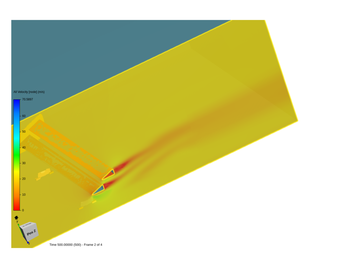 Tutorial - Airflow around a spoiler image