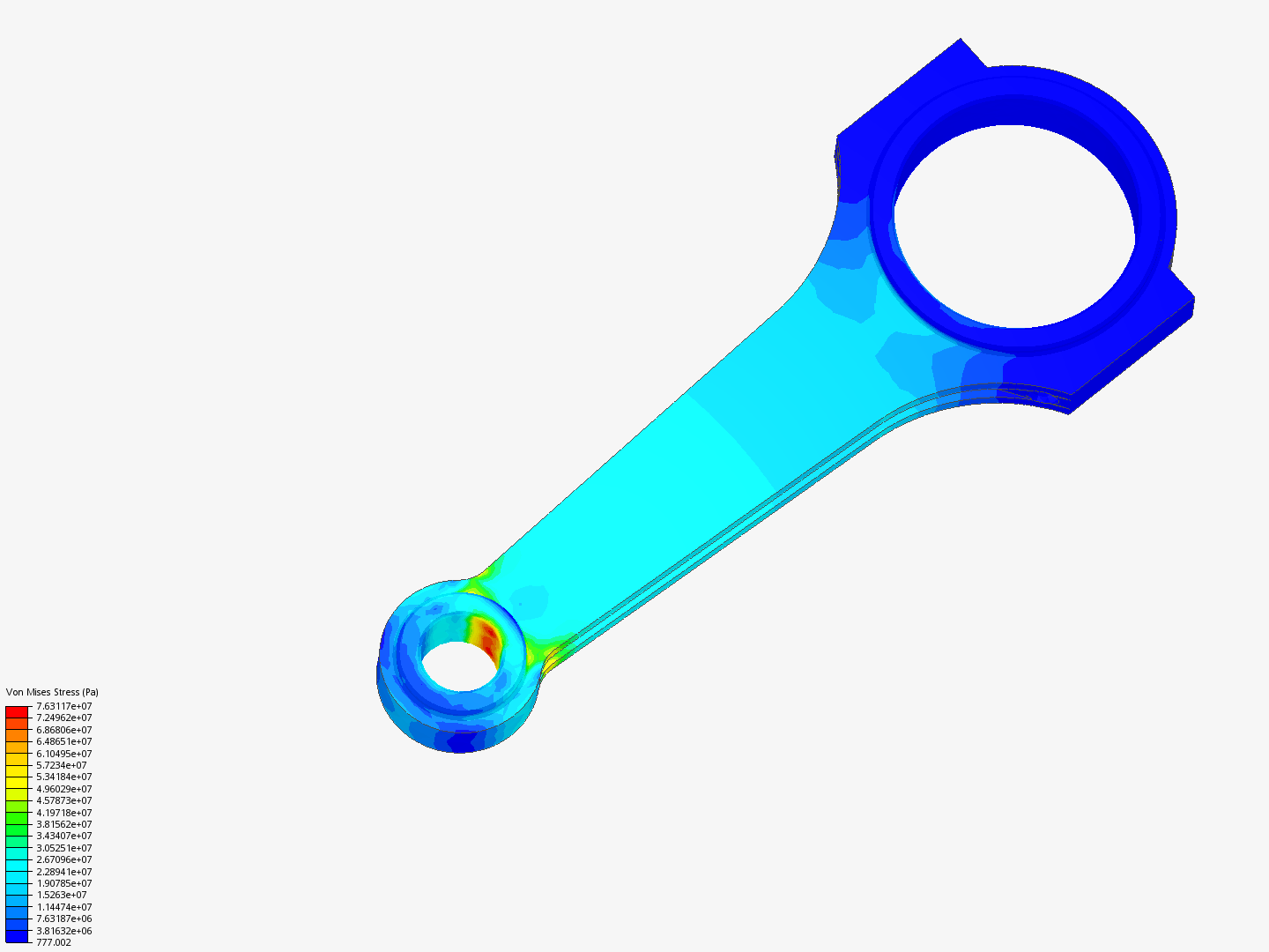 Tutorial 1: Connecting rod stress analysis image