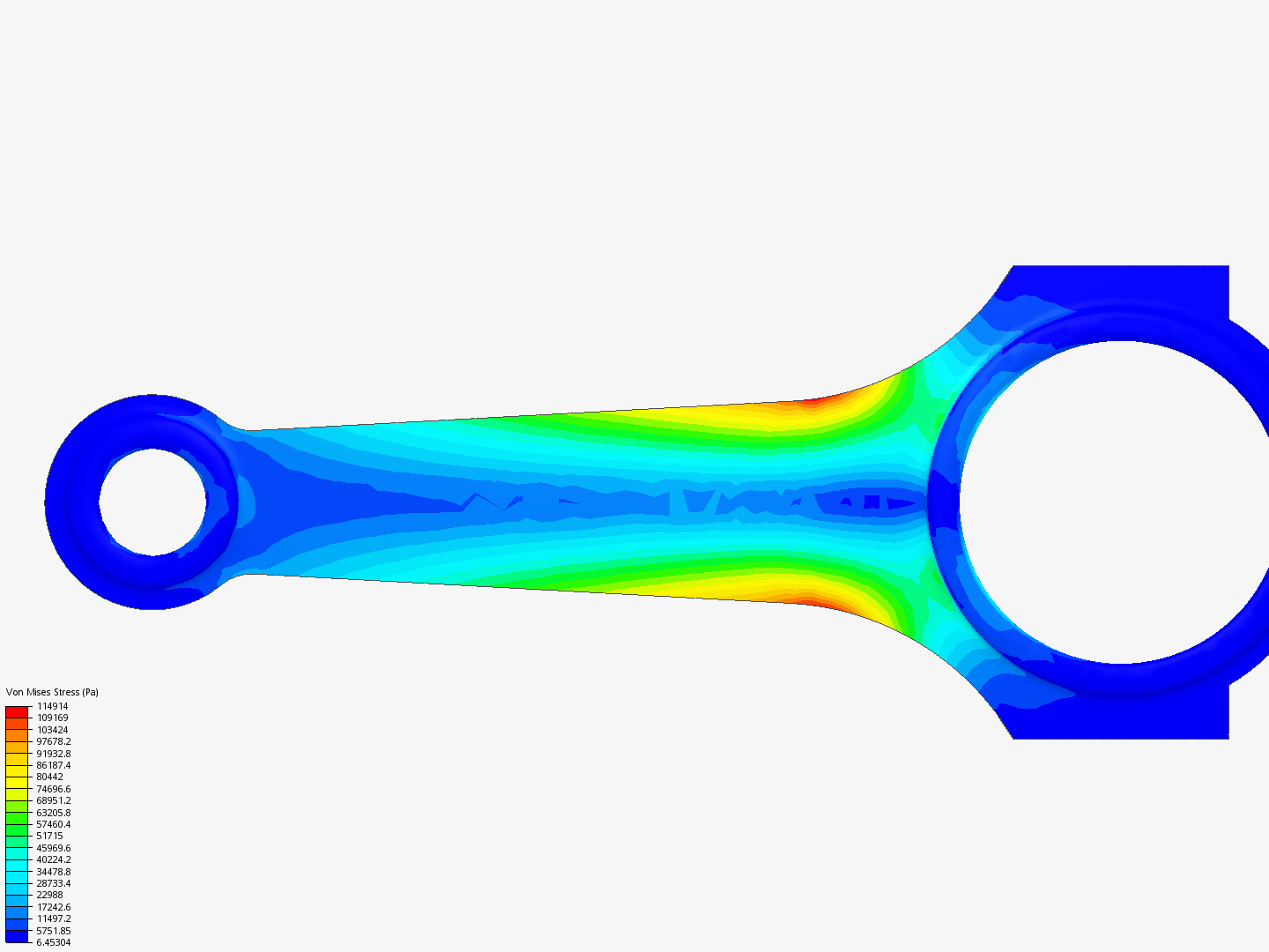 Tutorial 1: Connecting rod stress analysis image