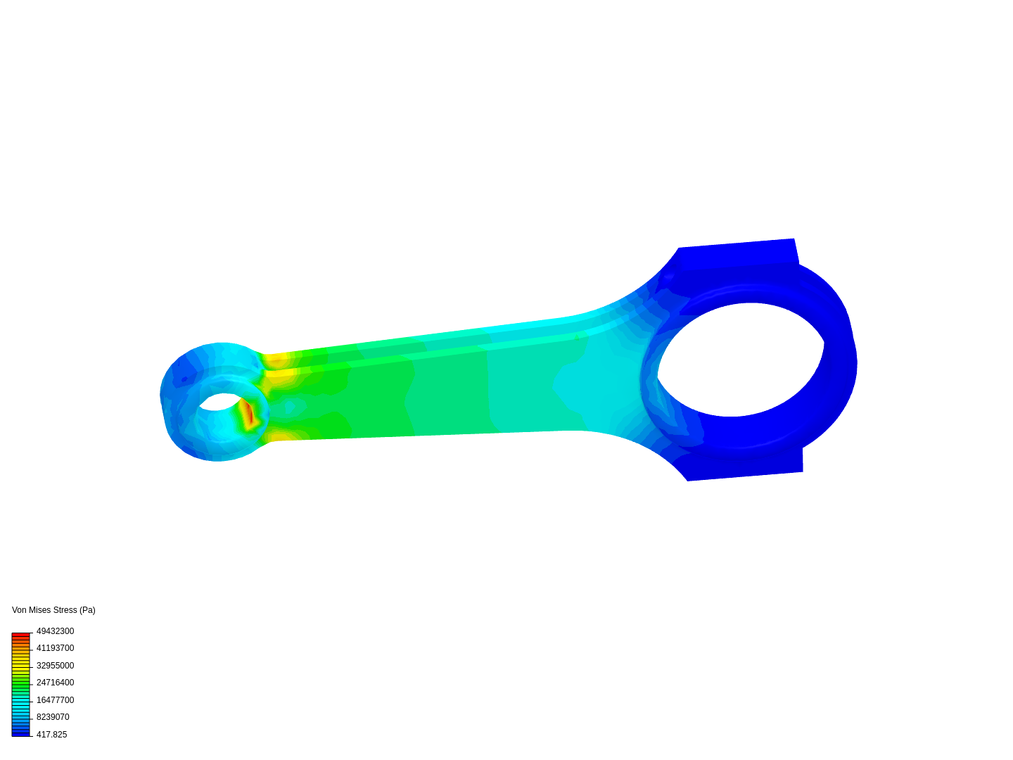 Tutorial-01: Connecting rod stress analysis image