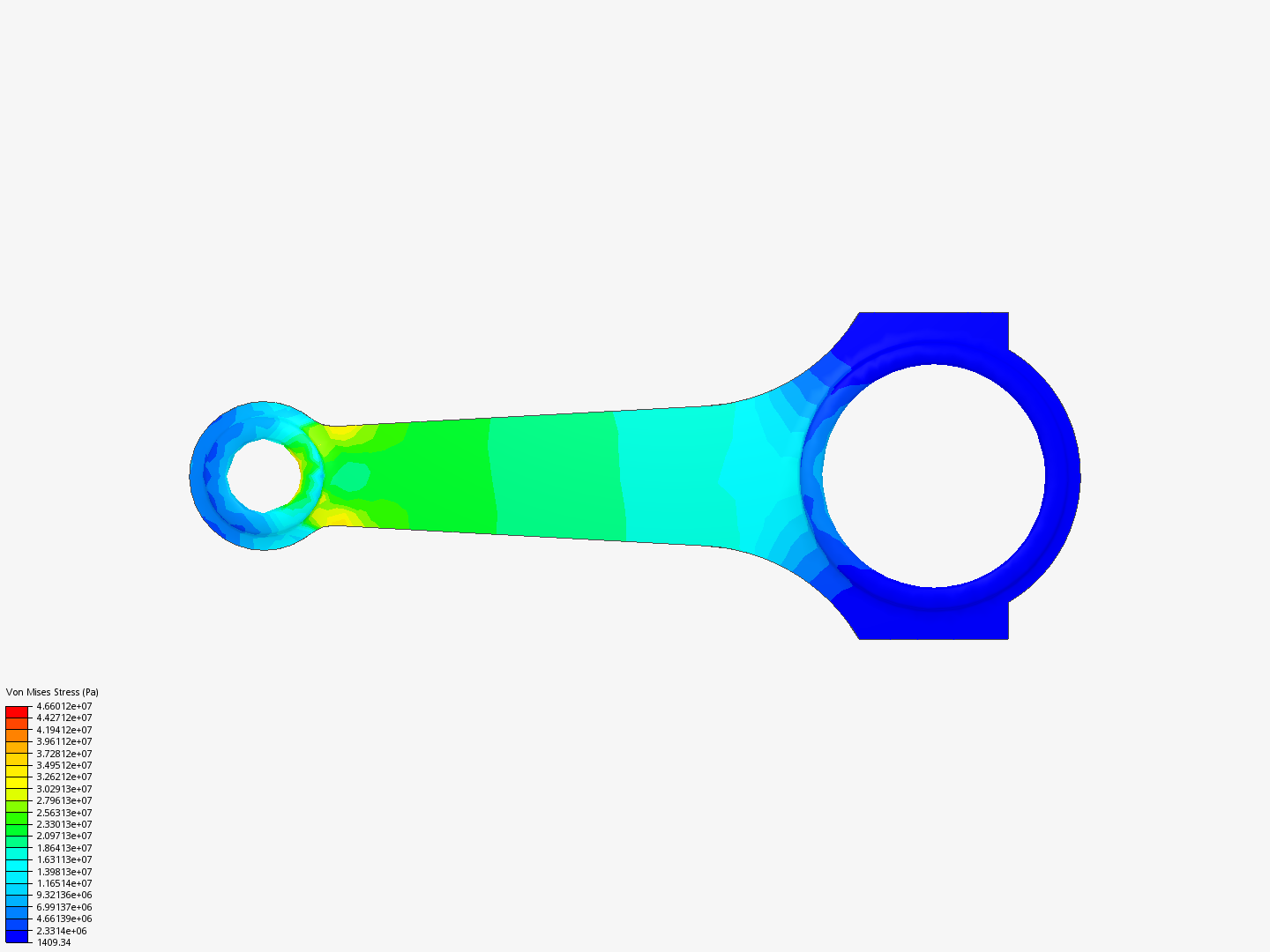 Tutorial 1: Connecting rod stress analysis image