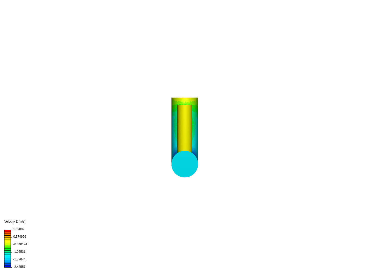 Pipe junction flow image