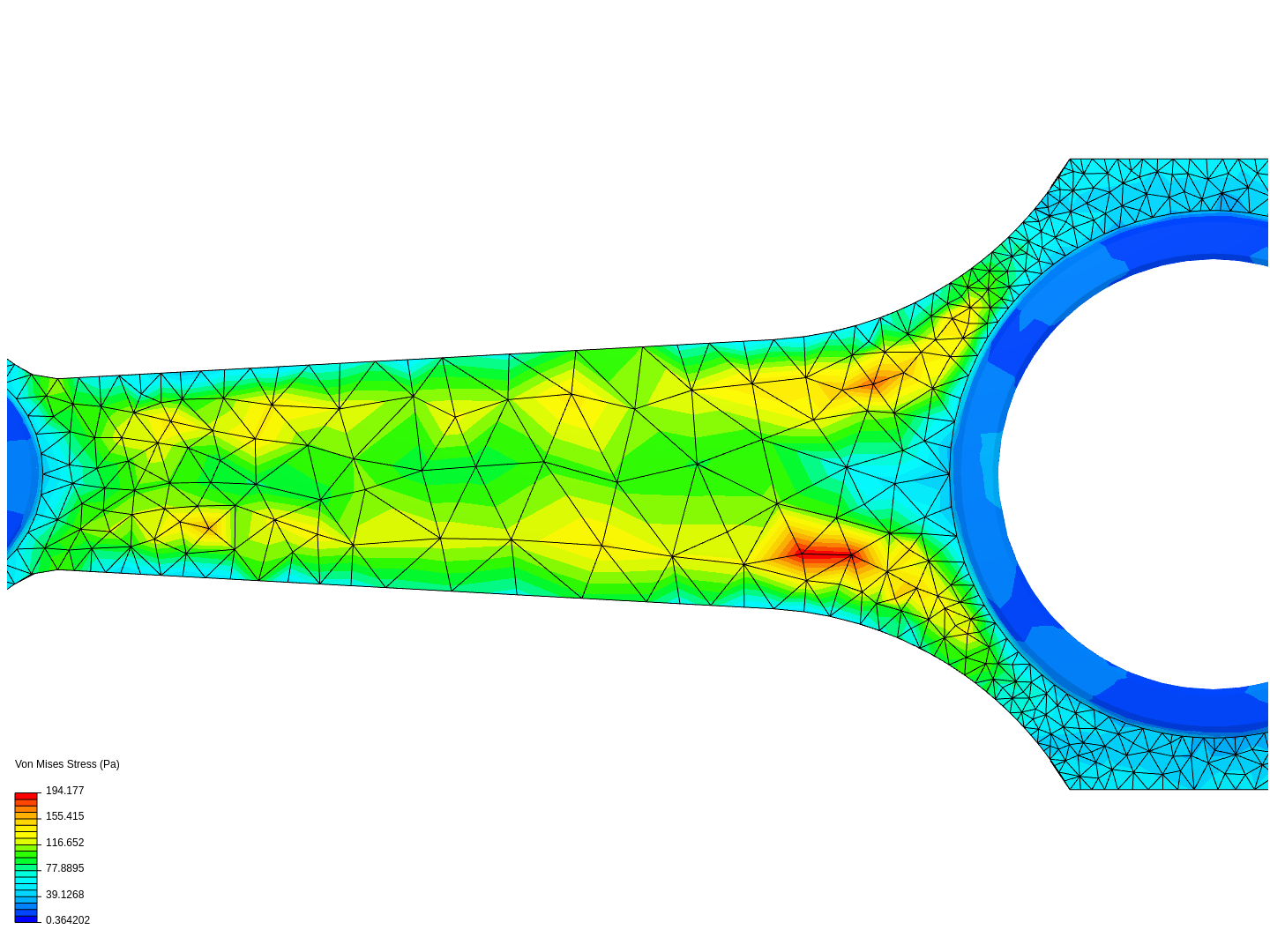 Tutorial 1: Connecting rod stress analysis image