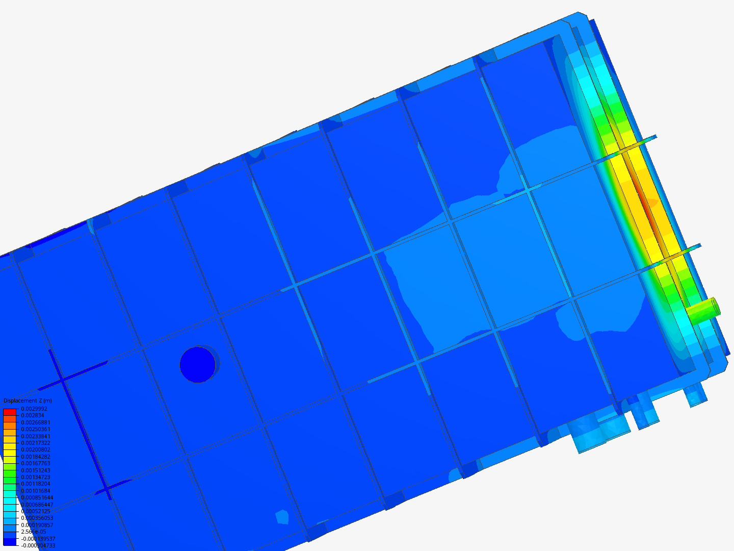 Stress analysis of Altitude inner chamber image